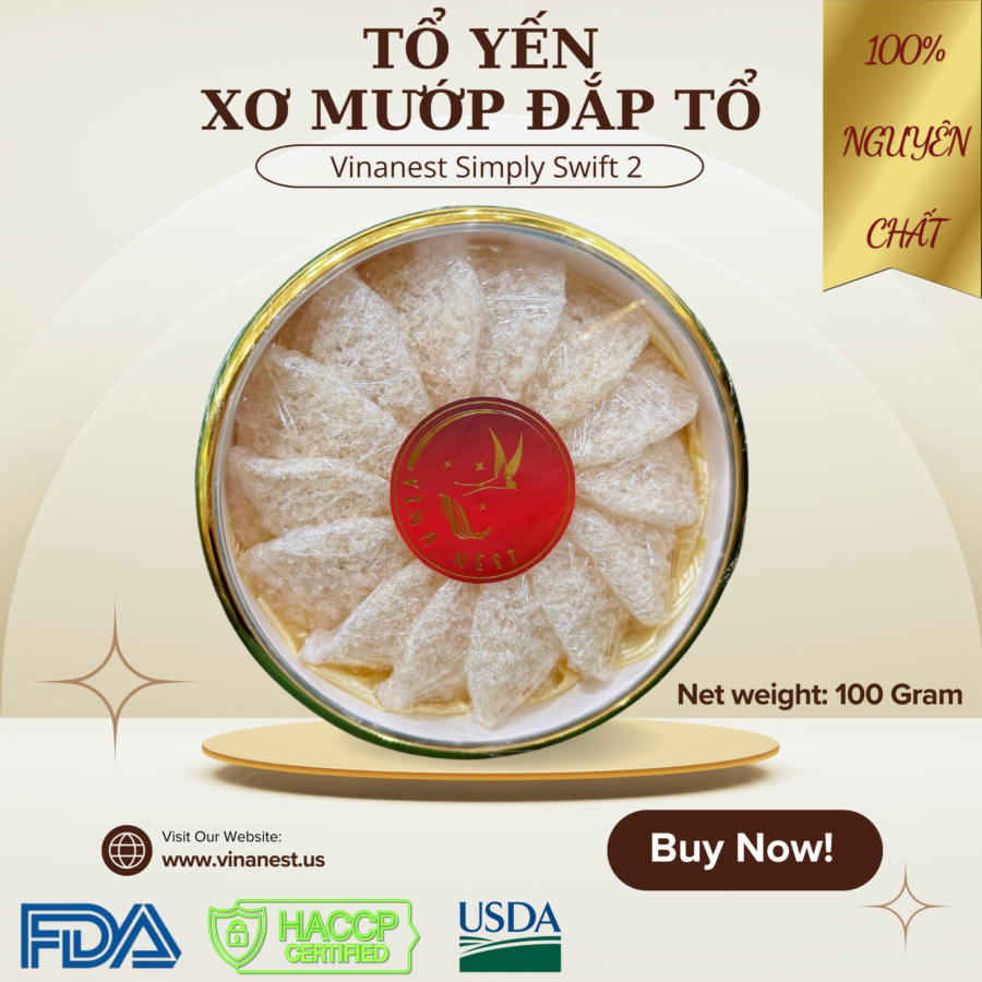 Vụn Yến Sơ Mướp Đắp Tổ (Vinanest Simply Swift 2)